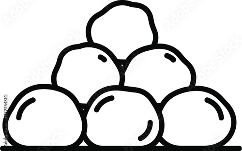 Mochi dessert japanese rice cake sweet food traditional asian cuisine snack