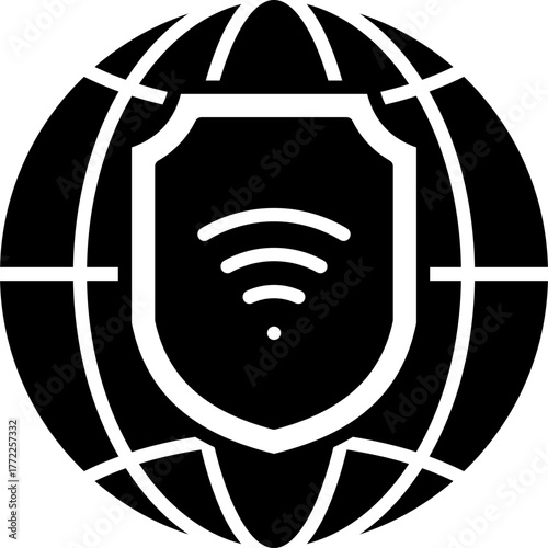 VPN Connection Solid Icon
