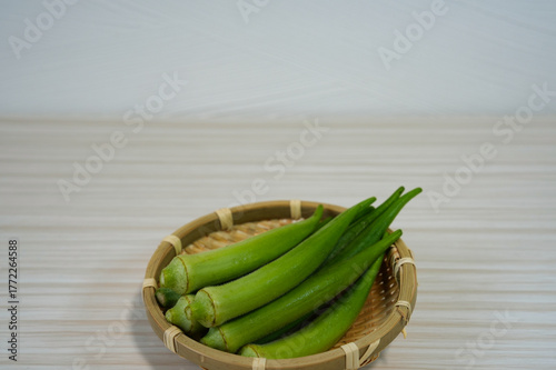 丸くてやわらかい希少な丸オクラ