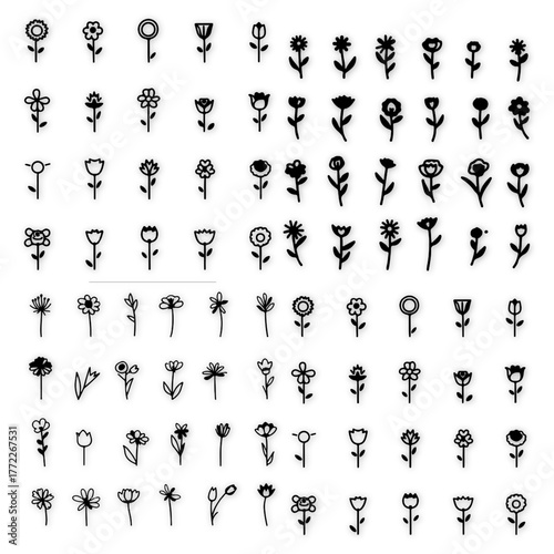 symbol white and black desgine vector