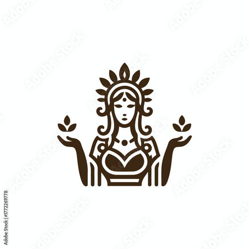 Goddess of Wisdom Logo