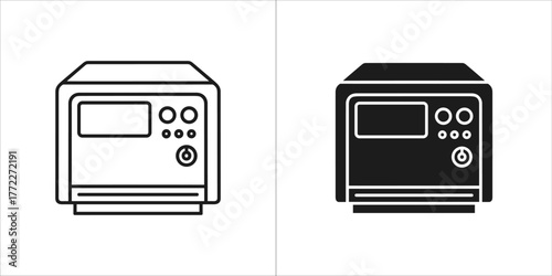 Portable power station, line and glyph style