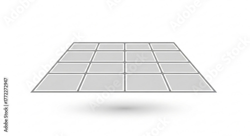 Perspective floor tiles grid pattern design for architecture and interior design projects and presentations