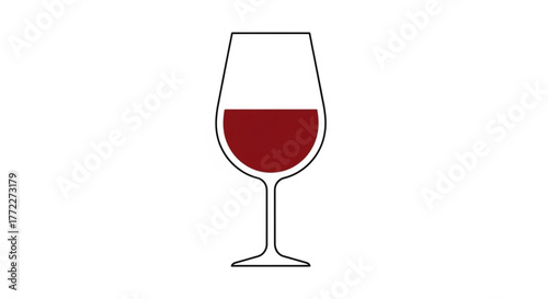 Red wine glass illustration alcohol drink beverage wineglass restaurant bar tasting sommelier vineyard 100char