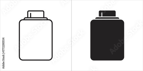 Shampoo bottle, vector illustration