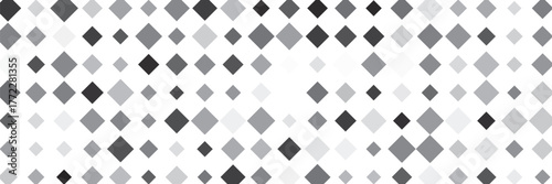 Checkered seamless pattern. Vector illustration. Abstract geometric background.