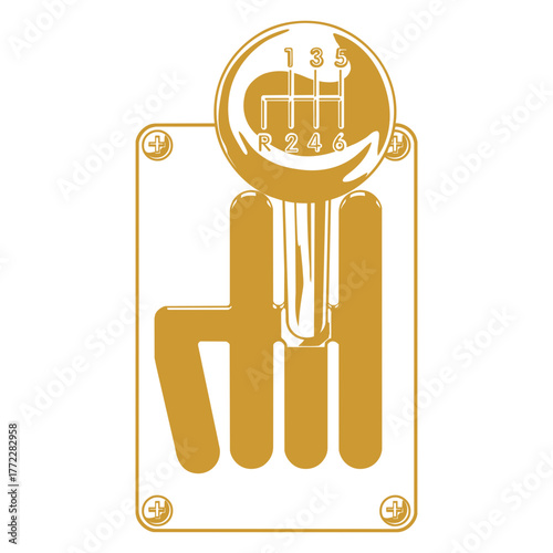 Gear Stick Shift Icon