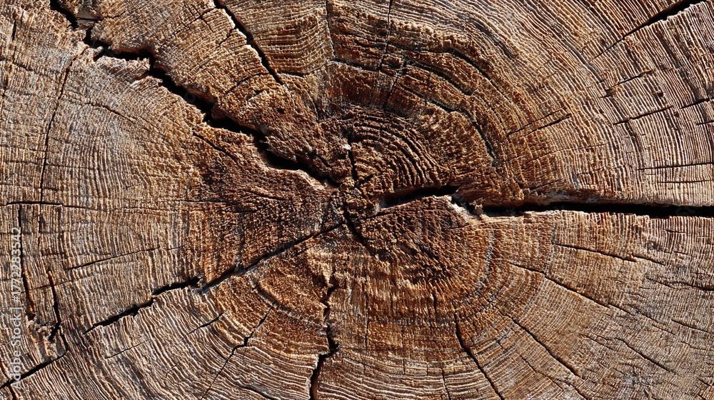 Fototapeta premium Tree Stump Cross-Section