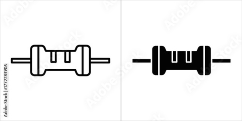 Resistor for electronic circuit design element