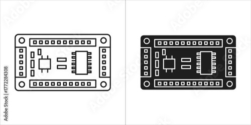 Microcontroller board for electronic projects