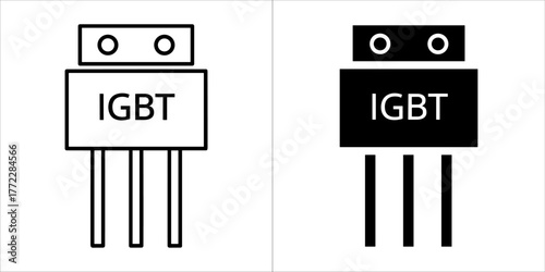 Insulated gate bipolar transistor for electronics
