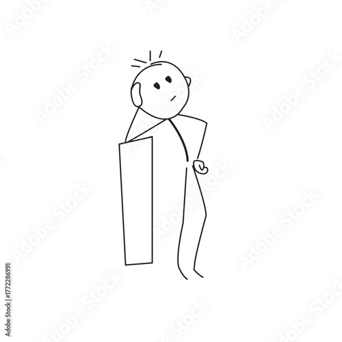 Think Boy Stick figure