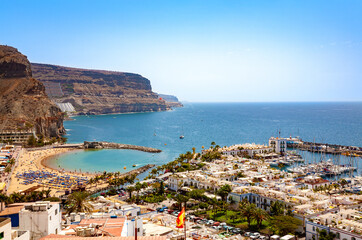 Sierkussen Canarische Eilanden Baai Puerto de Mogan Gran Canaria  © Iryna Shpulak