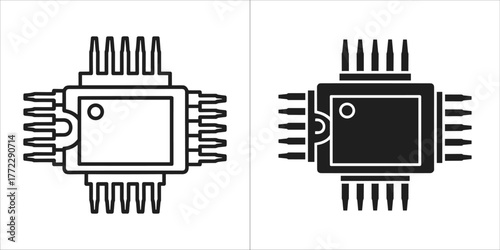 Microchip for computer and electronic device