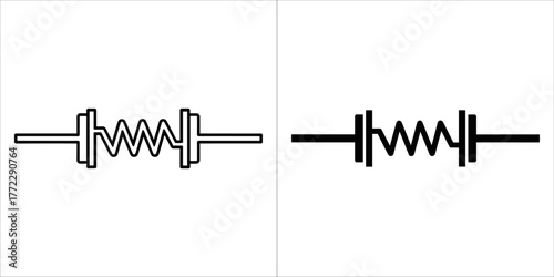 Damper symbol for circuit design and engineering
