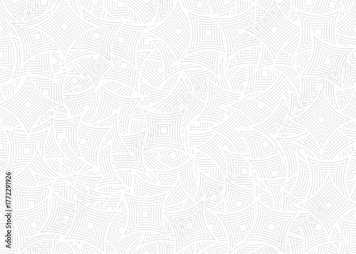 Abstract seamless white pattern