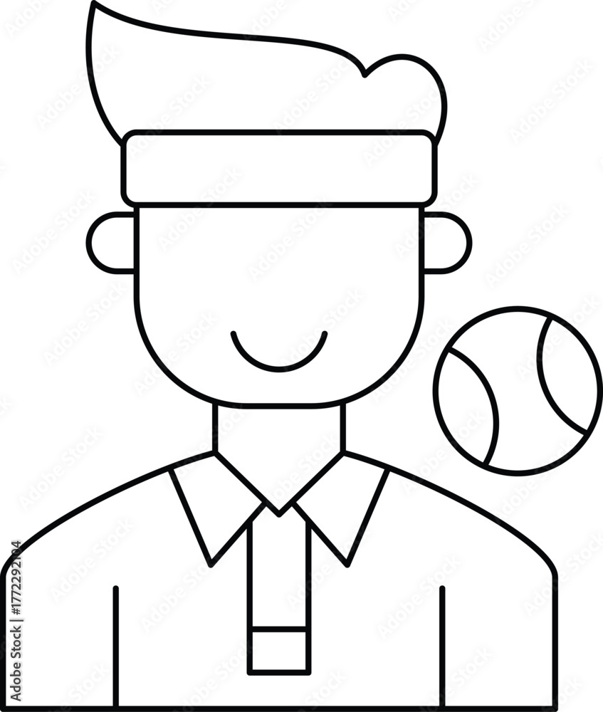 Obraz premium man with a hat