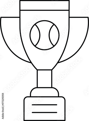 gold trophy cup icon