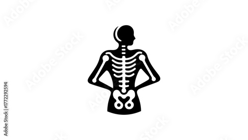 osteoporosis minimal black and white logo vector icon, Orthopedic Svg, Pelvis Svg, Orthopedic Vector, Orthopedic Logo Black And White, Hip Bone Svg, Orthopedic Icon Free, Femur Bone Icon, Hip Bone Ico