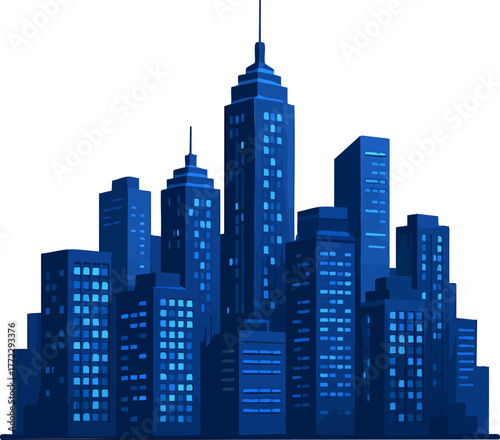 도시, 스카이라인, 파랑, 건물, 모던, 건축, 마천루, 도시 풍경, 스카이 라인, 도심, 경관, 나이트, 타워, 아파트, sky, 거리, 사무실, 기업