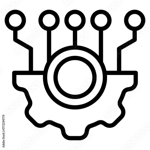 Digital Transformation Icon