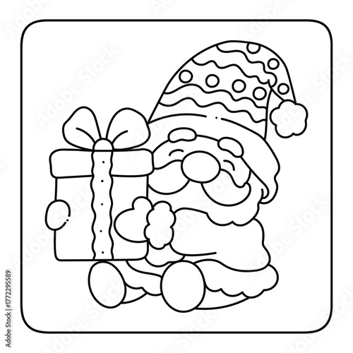 Bold and Easy Christmas Gnome Coloring Pages, Christmasgnome, cute candle with holly bold & easy cute christmas coloring page, Whimsical Gingerbread House Coloring Pages for Kids & Adults, 