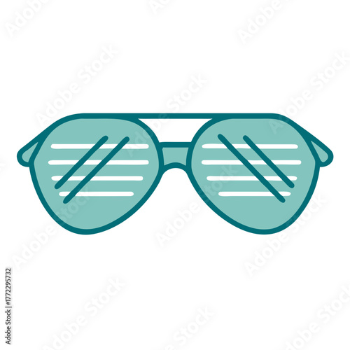 Oversized Fashion Glasses Icon for Web and Graphic Design