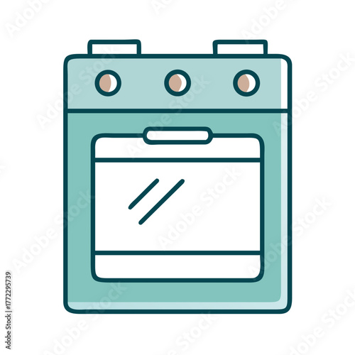 Oven or Stove Icon for Web and Graphic Design
