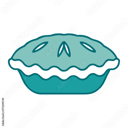 Pie Icon for Web and Graphic Design