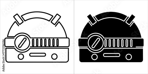 Vintage radio receiver