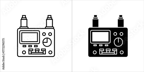 Audio recorder icon, sound recording device