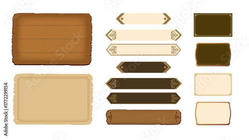 ファンタジーゲームな枠デザイン