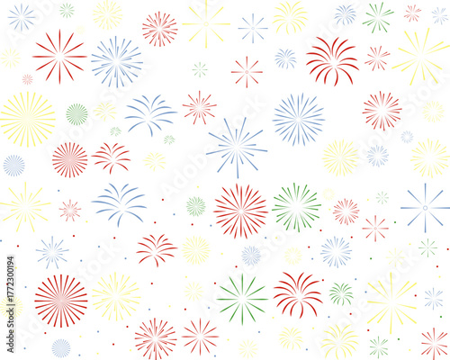 New Year Fireworks Decoration