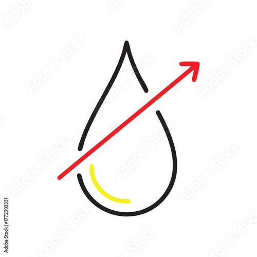 No Liquids Symbol Vector