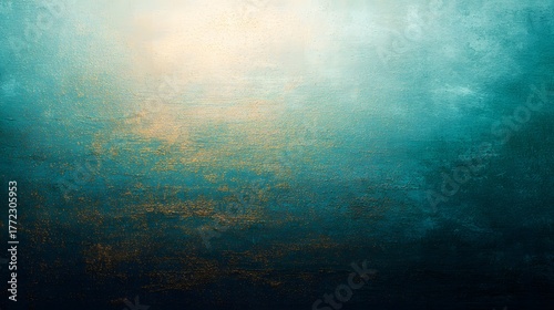 Abstract textured background displaying a dark teal and golden color gradient