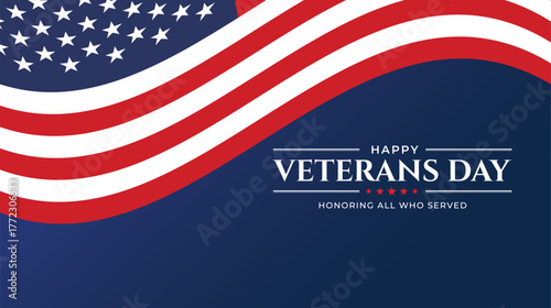 USA Veterans Day. honor heroes, Holiday concept Template background.