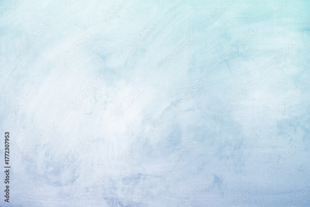 Obraz premium 油彩カサカサテクスチャ ブルーグリーン 背景素材 冷たい 冬 涼しげ 夏 質感