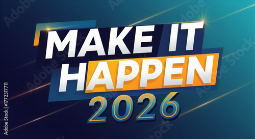 Uplifting and clean graphic design promoting the concept of new beginnings and a fresh outlook for the future, inspiring optimism and renewal