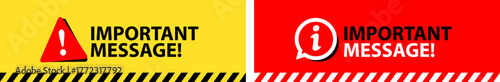 Important message