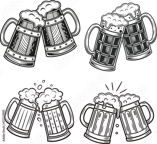 Artistic coffee cup design with abstract elements and vibrant colors