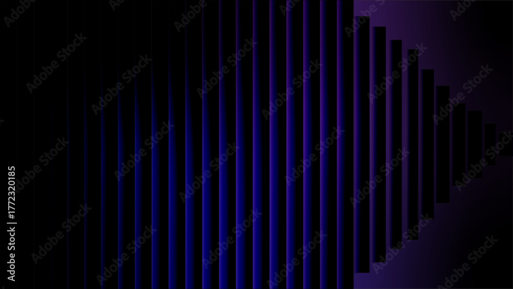 Obraz premium Vibrant purple and peach gradient with shimmering wave pattern. Neon-inspired light distortion on soft-toned glass. The neon-inspired hues highlight