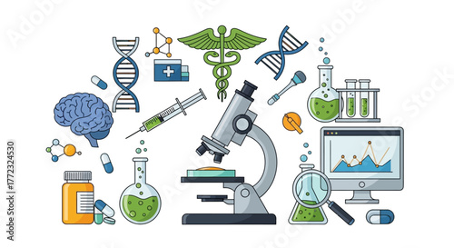 Medical Science Research Healthcare Technology Innovation in Laboratory