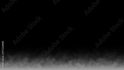 Alpha Channel Ground Fog Smoke Mist Overlay.