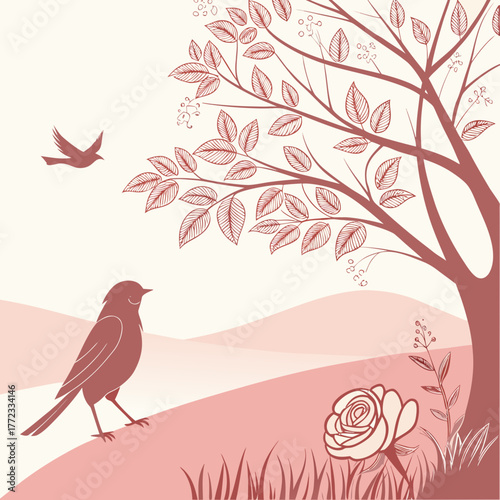 soft blush pink gradient backgrounds wit