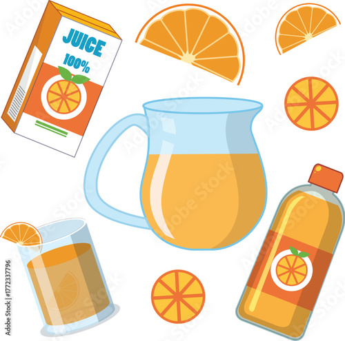Orange juice clip art