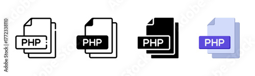 Php Multi Style Icon Set