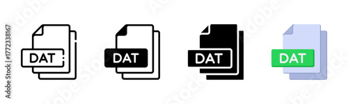 Dat Multi Style Icon Set