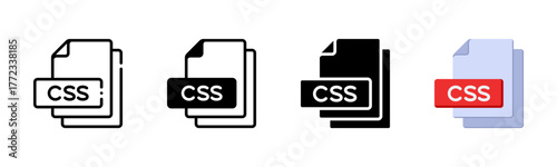 Css Multi Style Icon Set