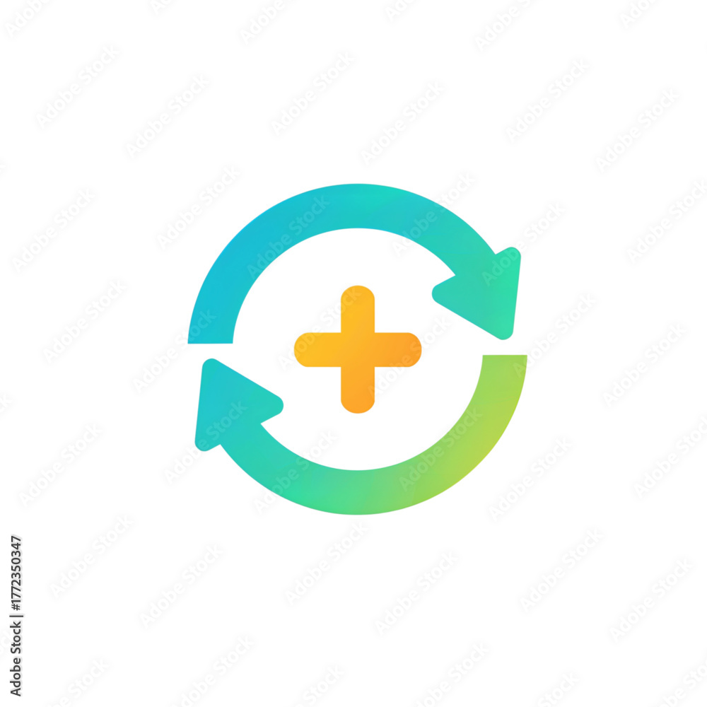 Fototapeta premium Continuous Improvement Process Icon