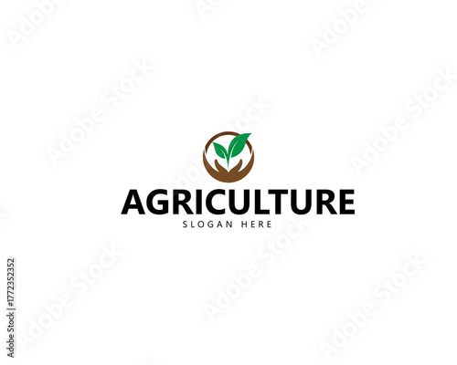 Creative Agriculture Logo Design Vector Template